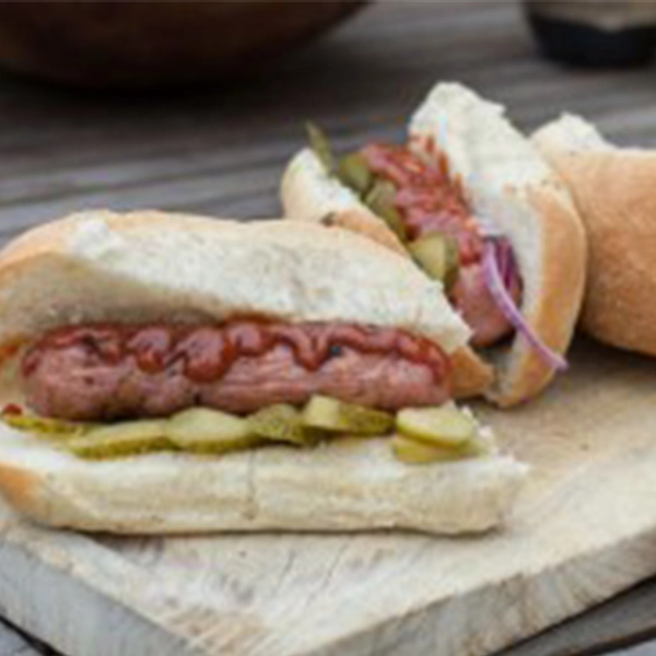 Rueben Hotdog with Ballymaloe Relish